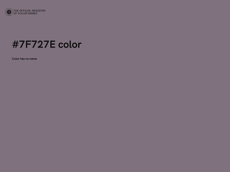 #7F727E color image