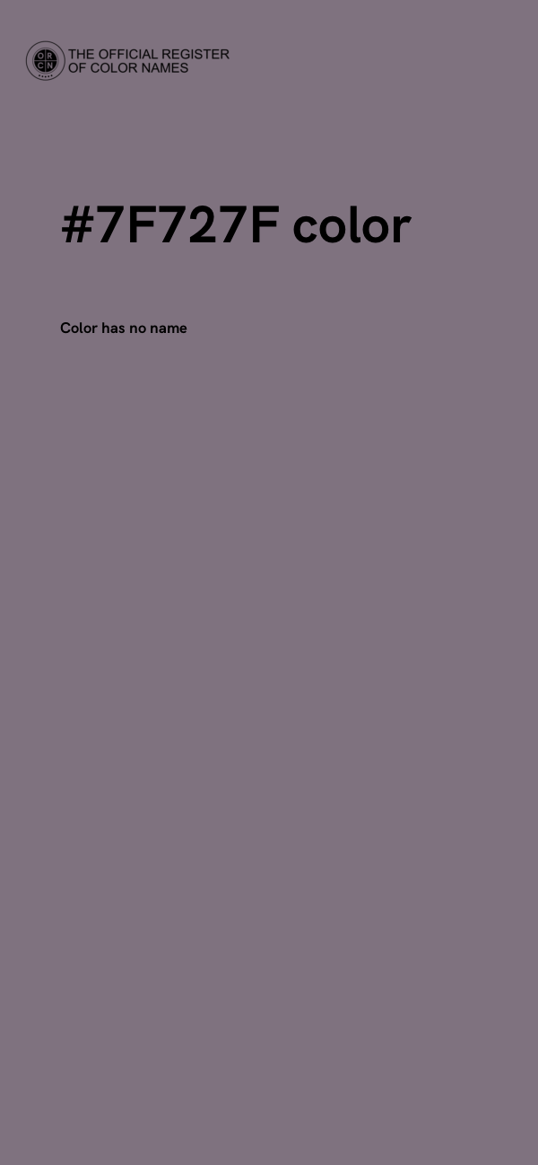 #7F727F color image
