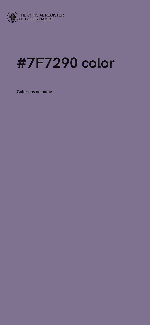 #7F7290 color image