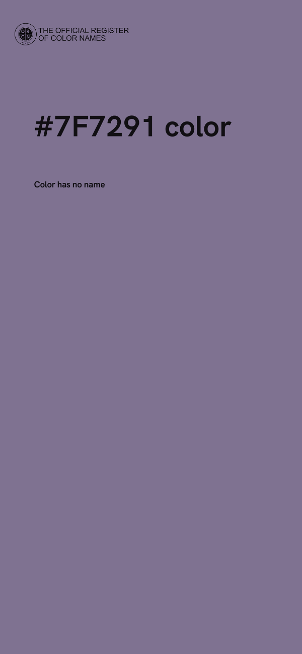 #7F7291 color image