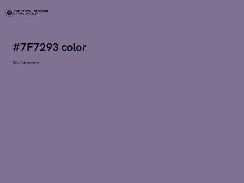 #7F7293 color image