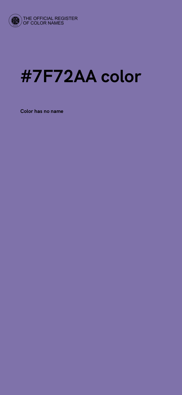 #7F72AA color image