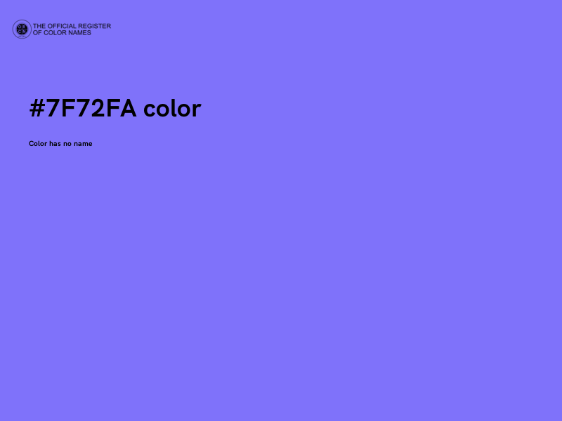 #7F72FA color image