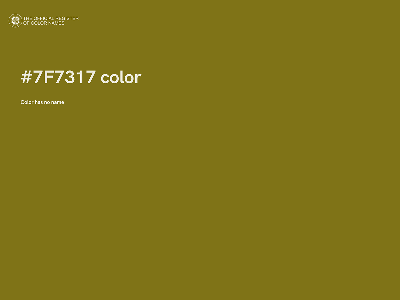 #7F7317 color image