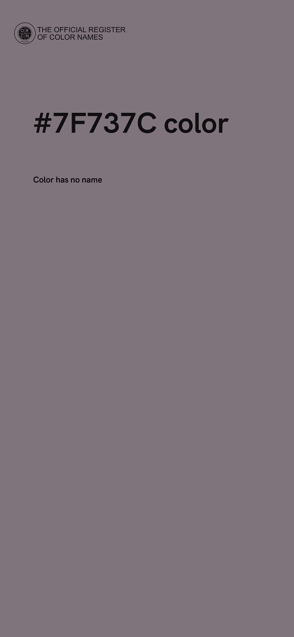 #7F737C color image