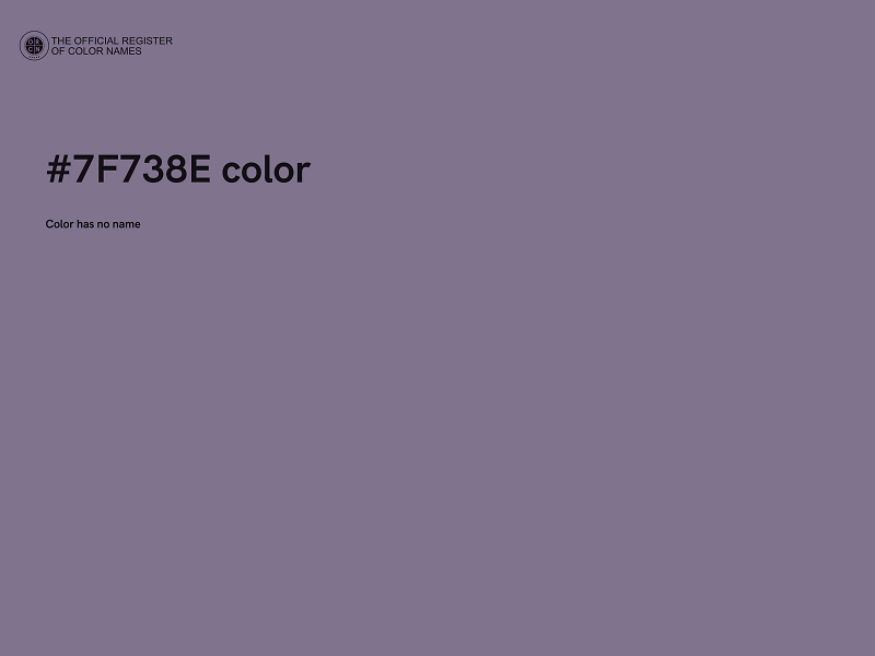 #7F738E color image