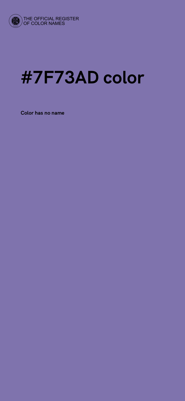 #7F73AD color image