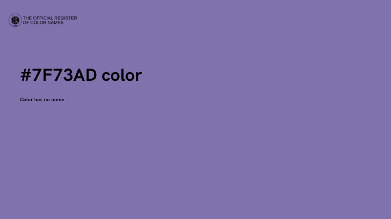 #7F73AD color image