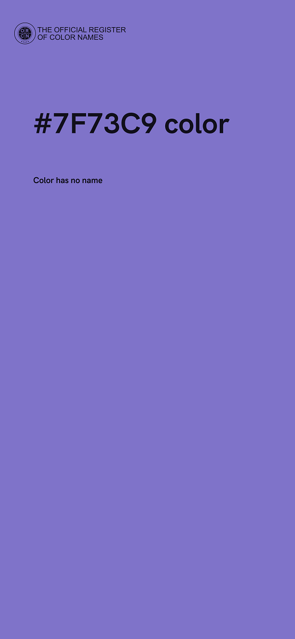 #7F73C9 color image