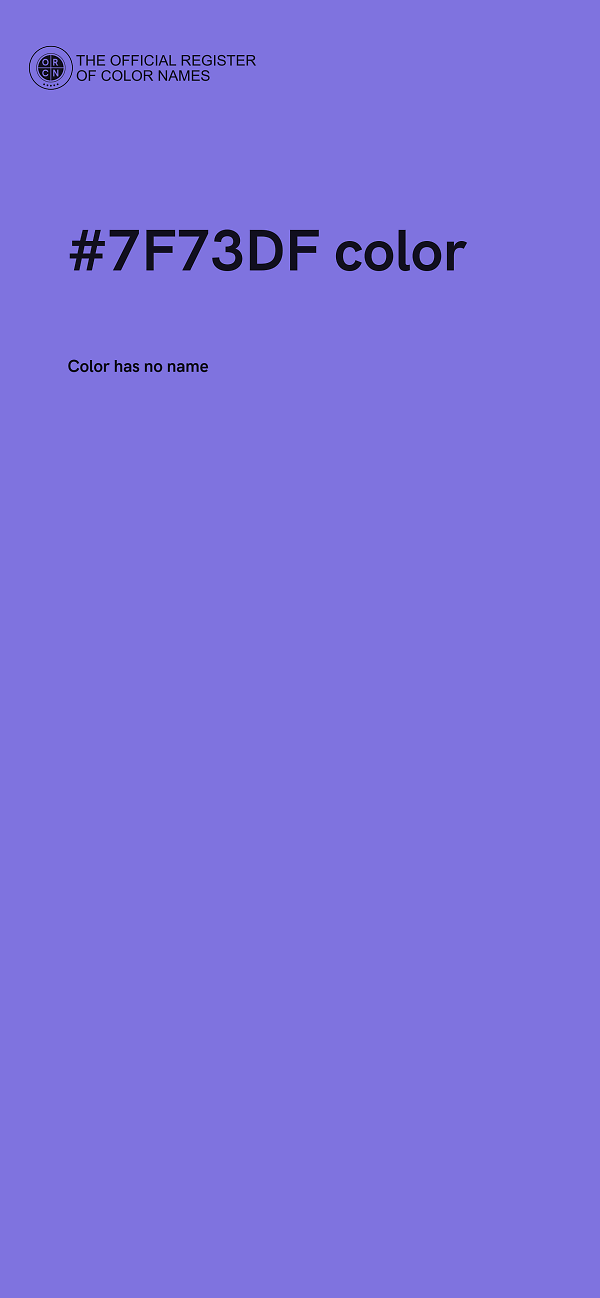 #7F73DF color image