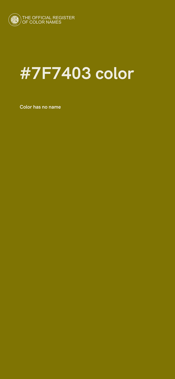 #7F7403 color image