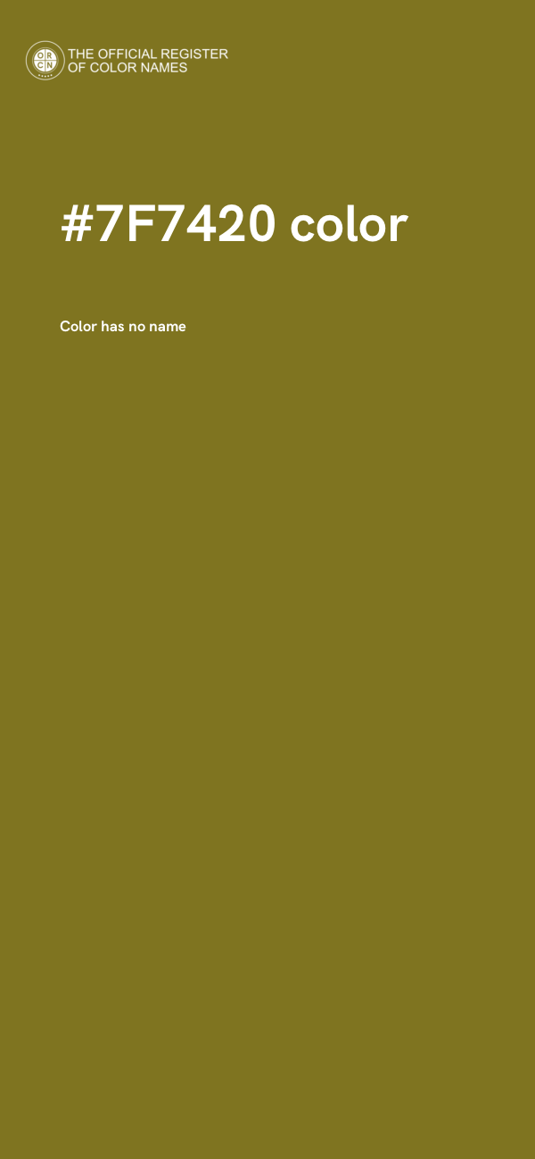 #7F7420 color image