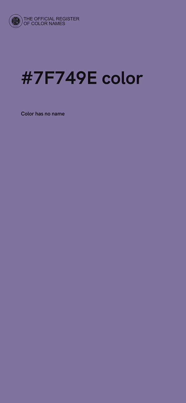 #7F749E color image