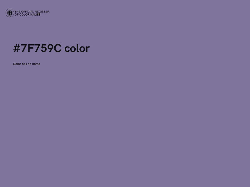 #7F759C color image