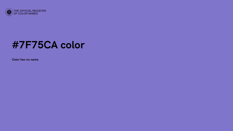 #7F75CA color image