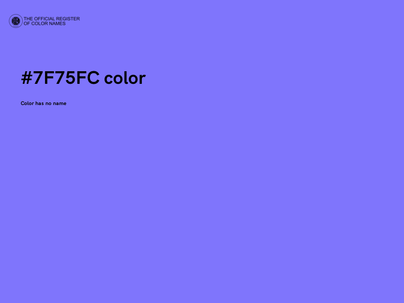 #7F75FC color image