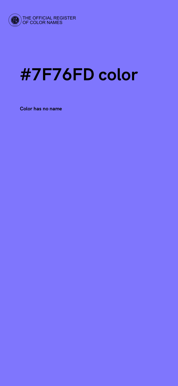 #7F76FD color image