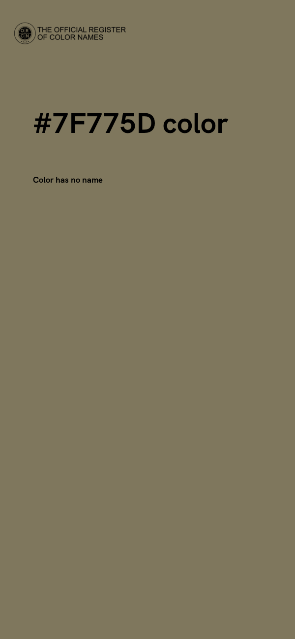 #7F775D color image