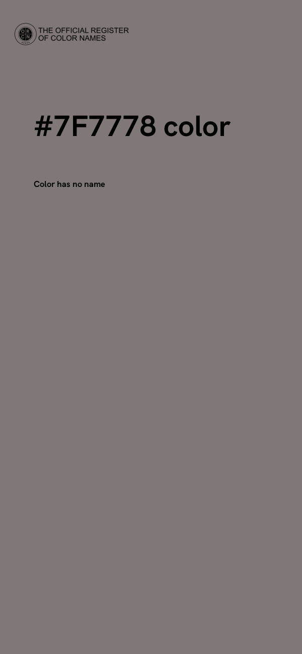 #7F7778 color image