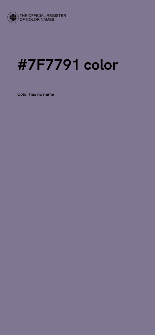#7F7791 color image
