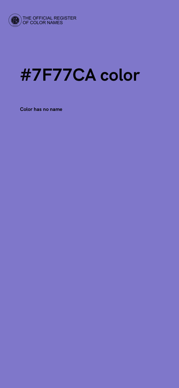 #7F77CA color image