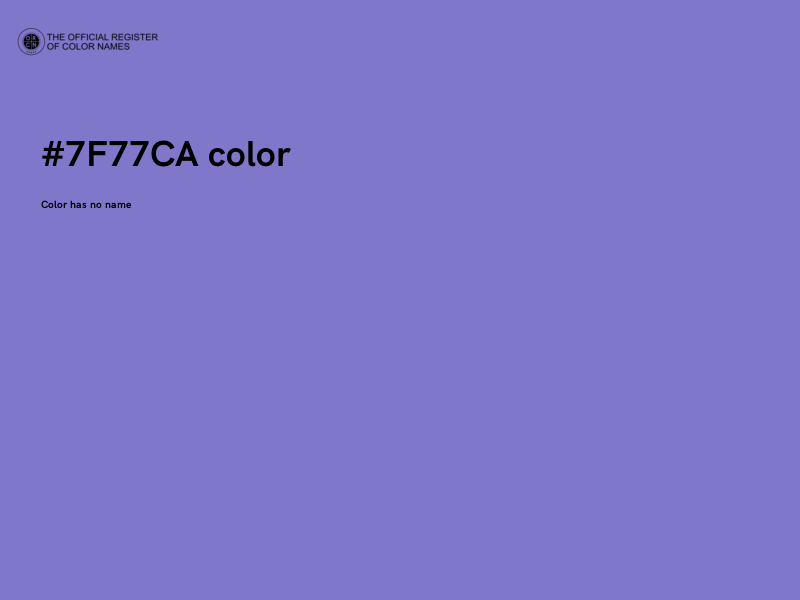 #7F77CA color image