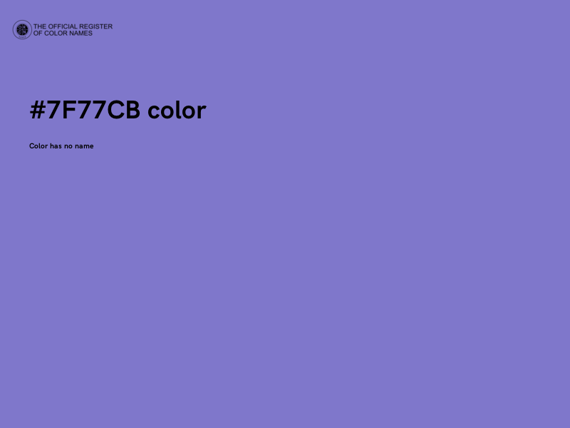 #7F77CB color image