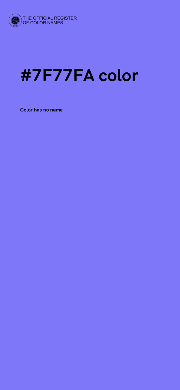 #7F77FA color image