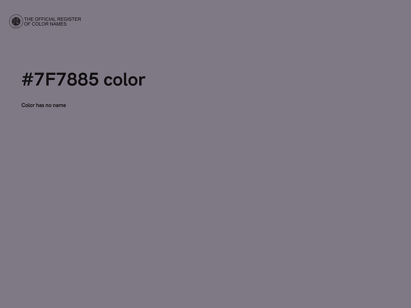 #7F7885 color image