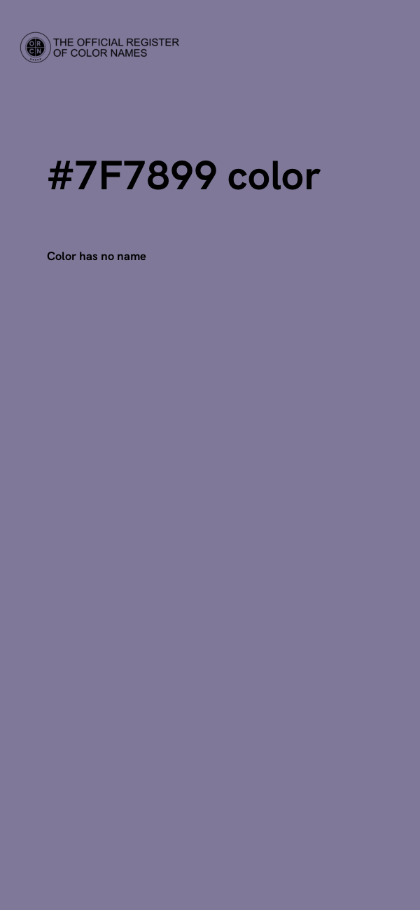 #7F7899 color image
