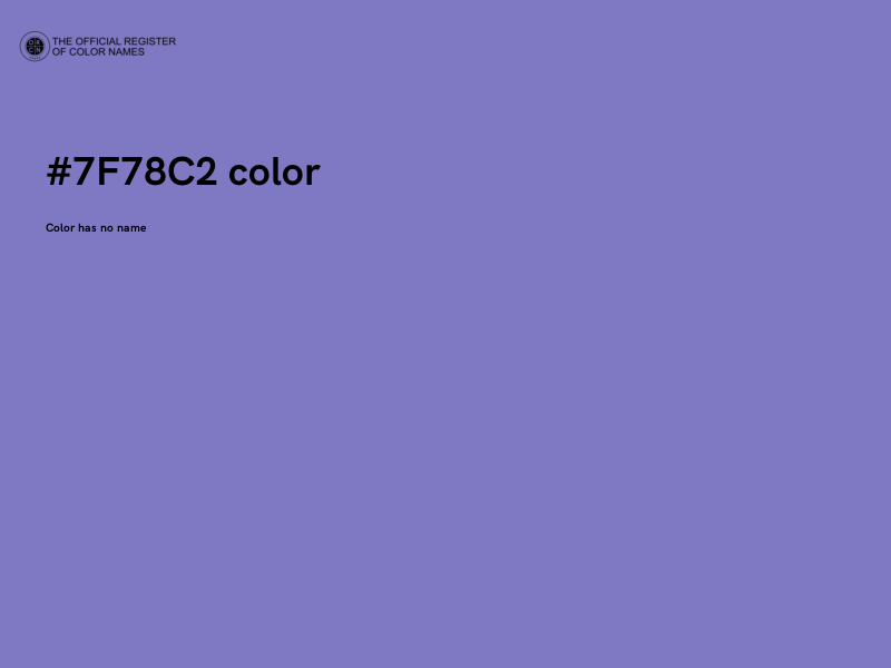 #7F78C2 color image