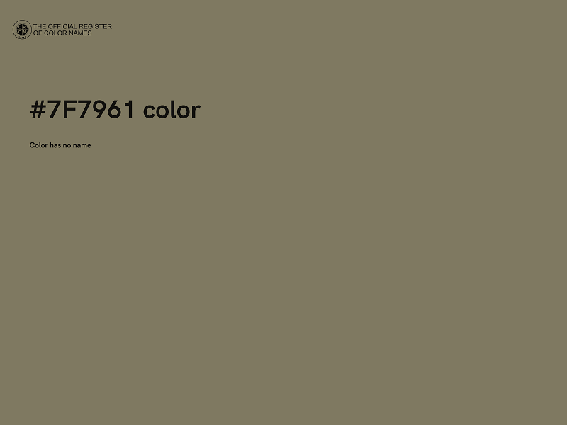 #7F7961 color image