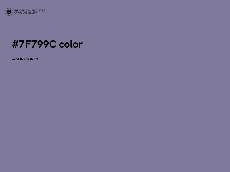 #7F799C color image