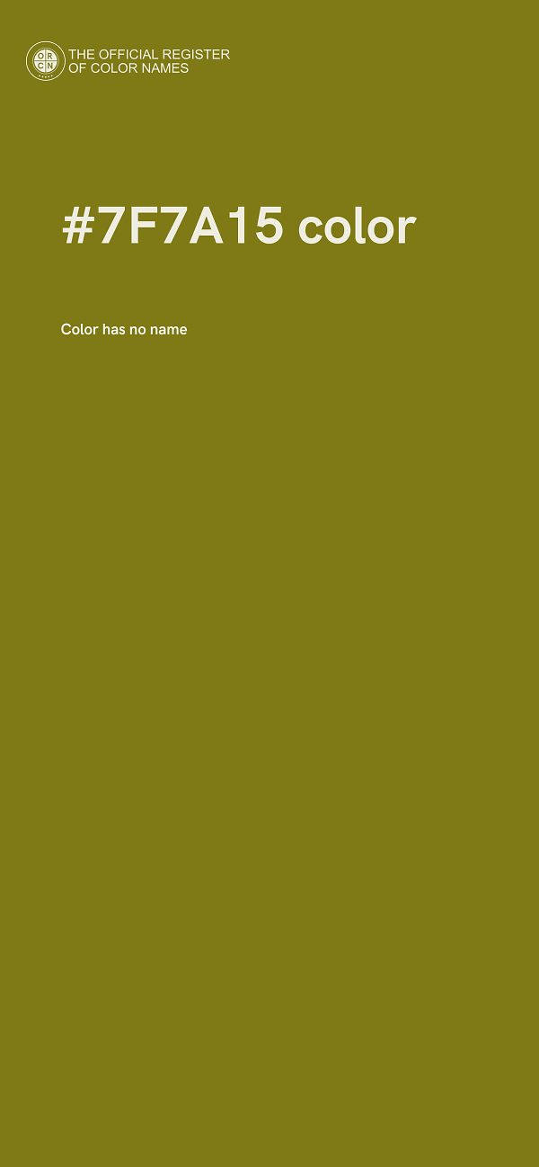 #7F7A15 color image