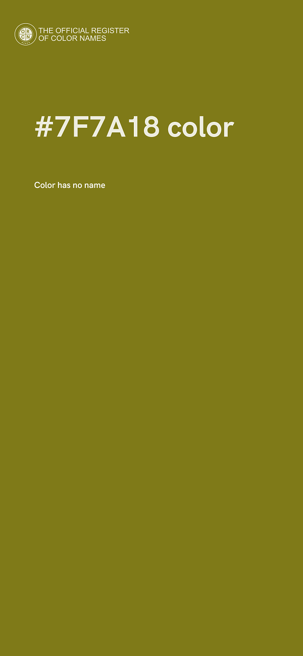#7F7A18 color image