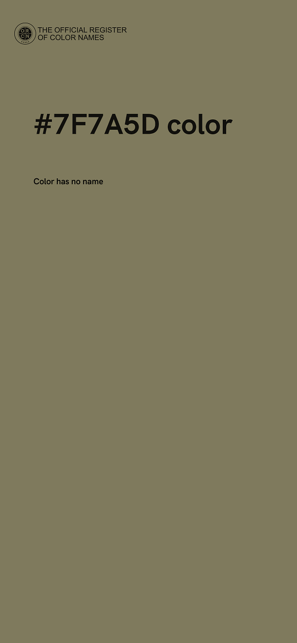 #7F7A5D color image