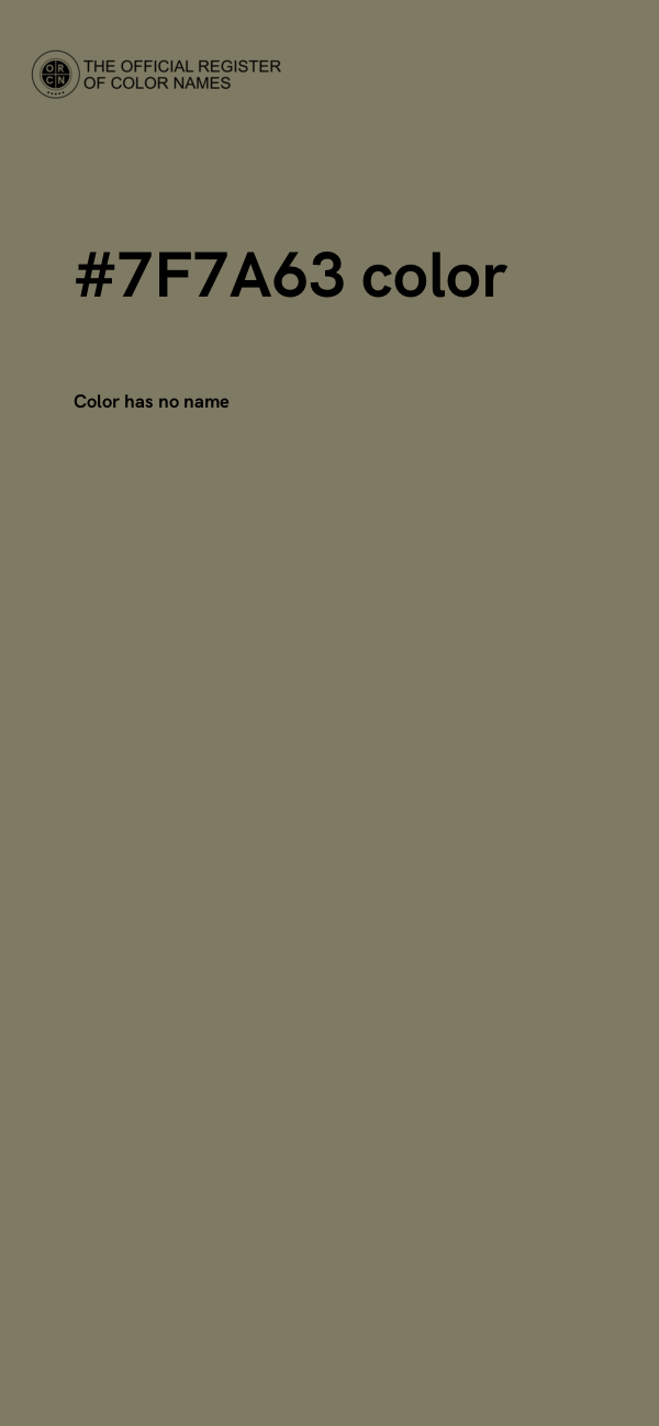 #7F7A63 color image