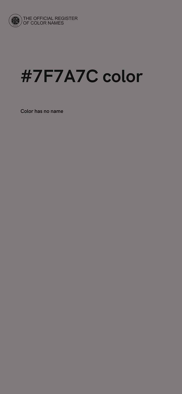 #7F7A7C color image