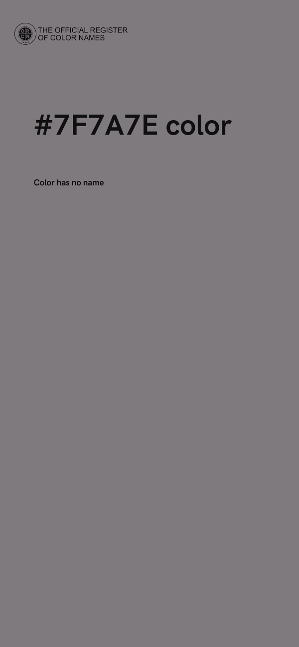 #7F7A7E color image