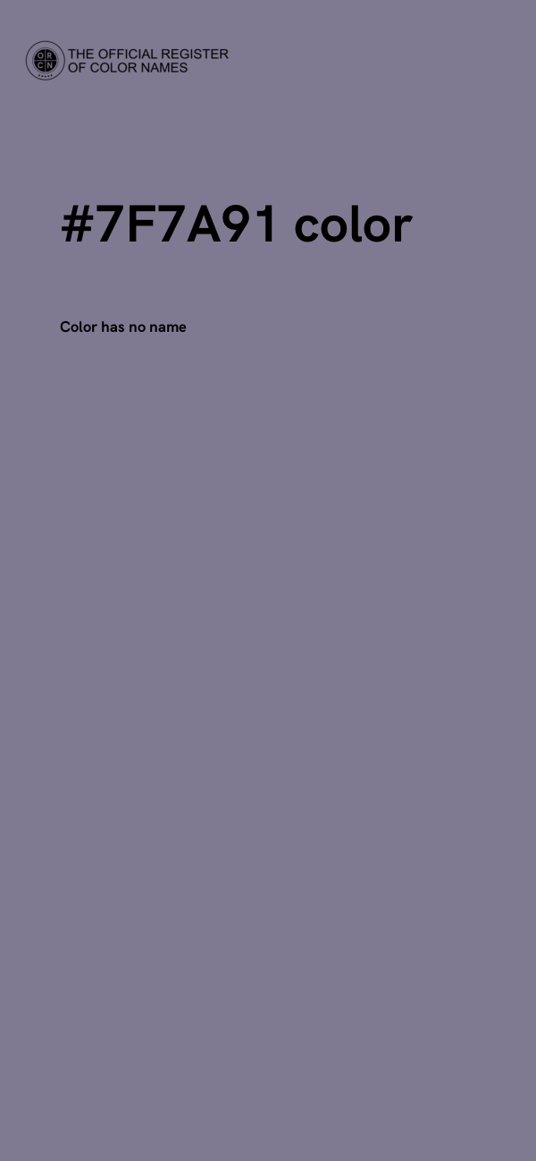 #7F7A91 color image