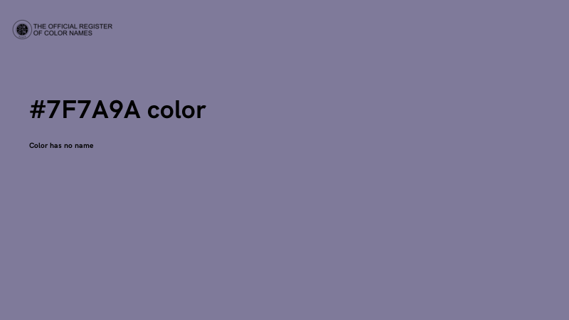 #7F7A9A color image