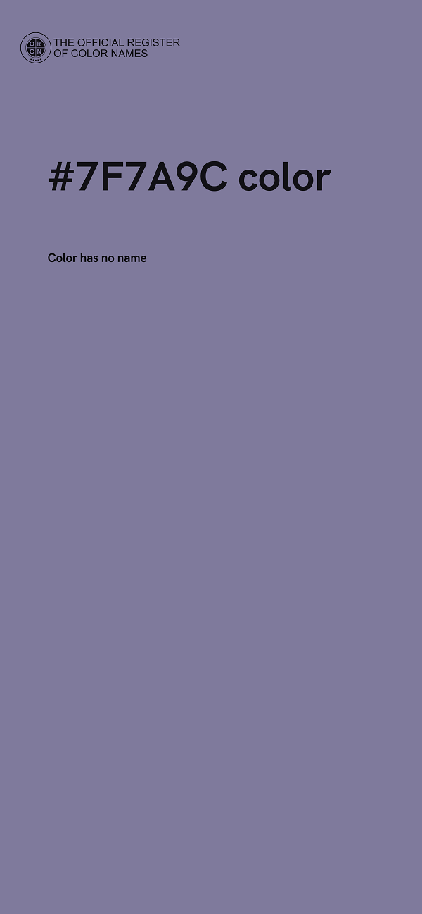 #7F7A9C color image