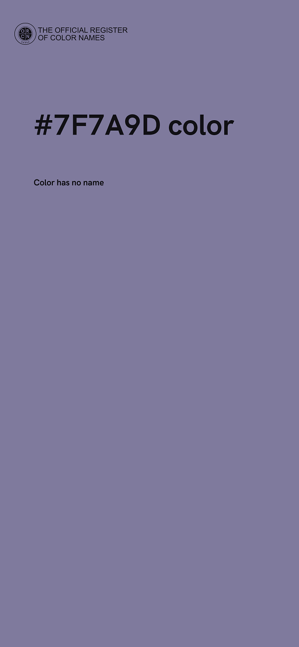 #7F7A9D color image