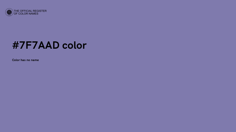 #7F7AAD color image