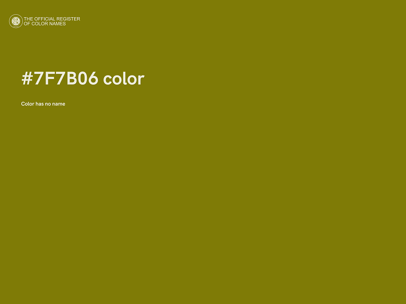 #7F7B06 color image