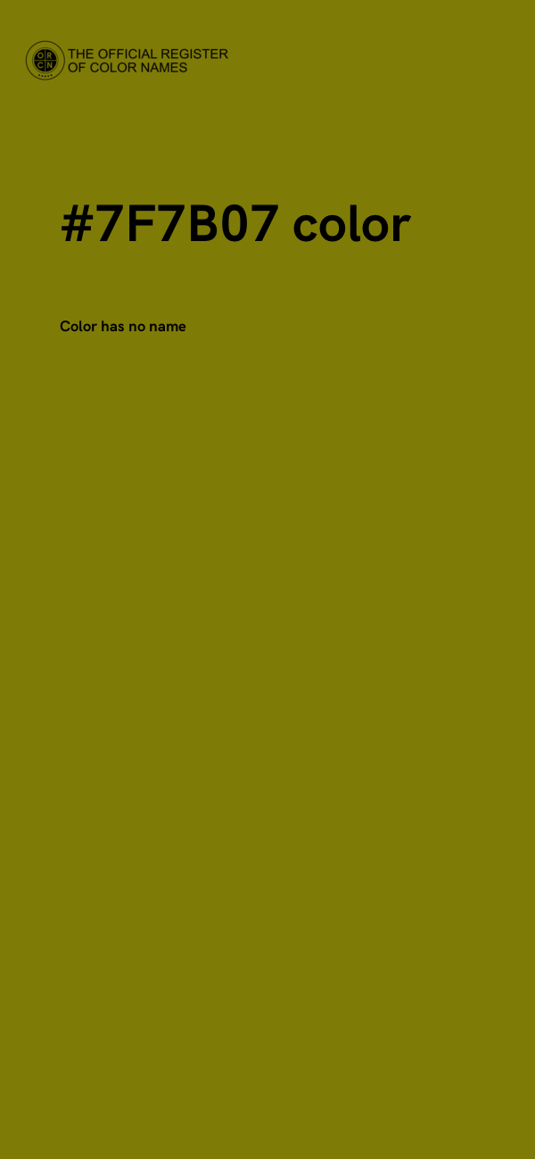 #7F7B07 color image