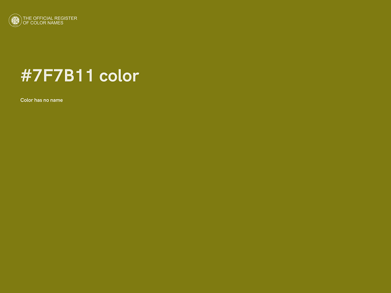 #7F7B11 color image