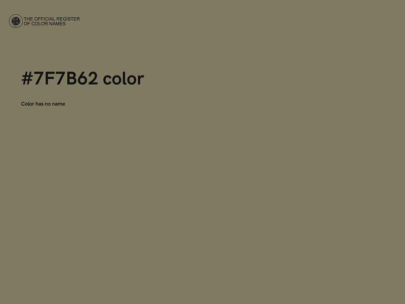 #7F7B62 color image