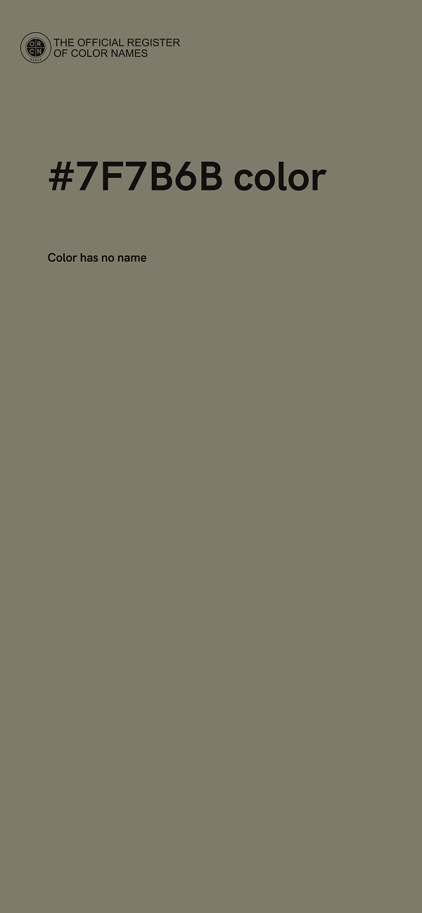 #7F7B6B color image
