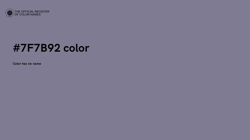 #7F7B92 color image